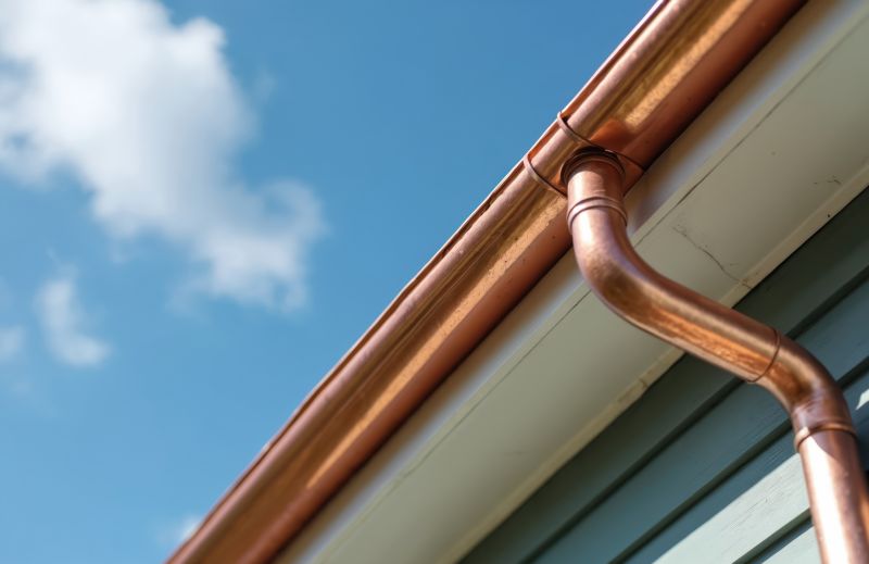 Copper Gutter Replacement detail