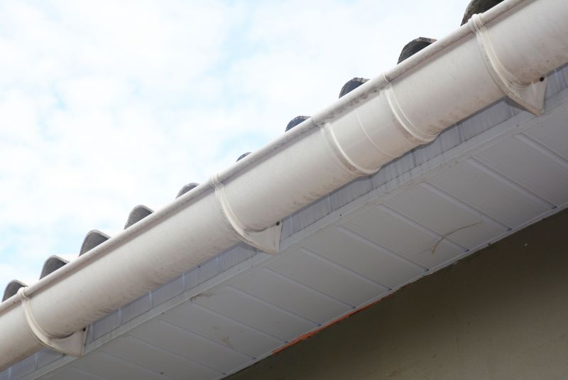Plastic Downspout Installation detail